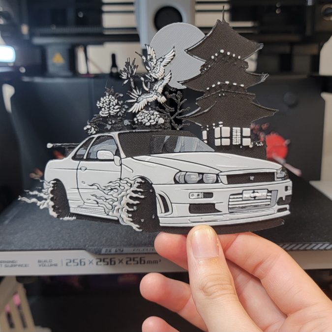 Monochrome R34 (HueForge)