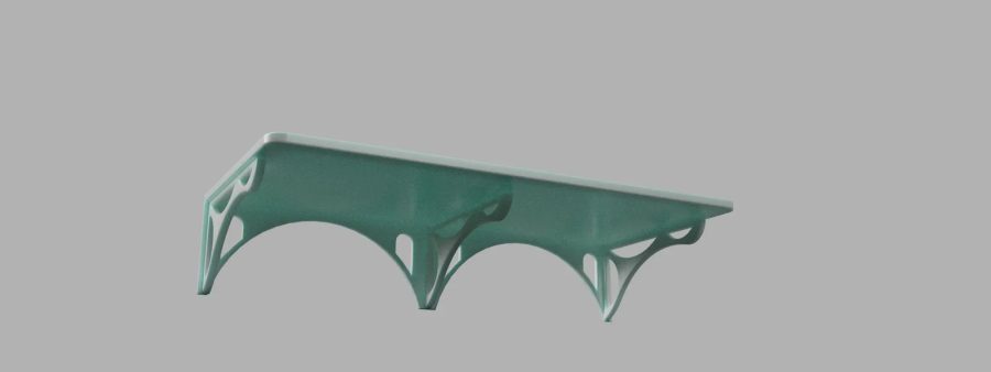 Traditional Chinese Style Bathroom Shelf