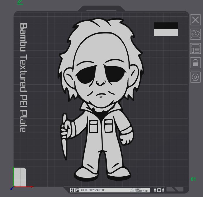 michael myers wall art 