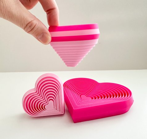 Heart Layered Fidget Toy (2 Sizes)