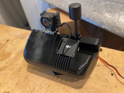 Big Drak Nose DJI O3 mount with Pan servo