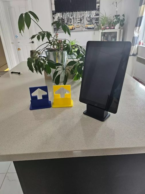 Iphone - ipad stand, wire path