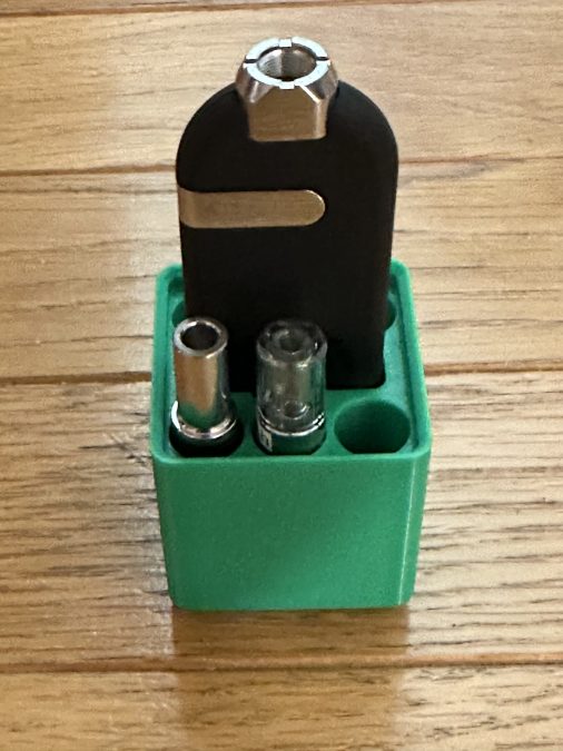 Gridfinity TOQi 510 battery holder with cart storage
