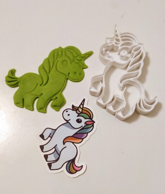 Unicorn cookie cutter