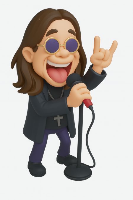 Ozzy Osbourne Tribute Figurine – Collectible