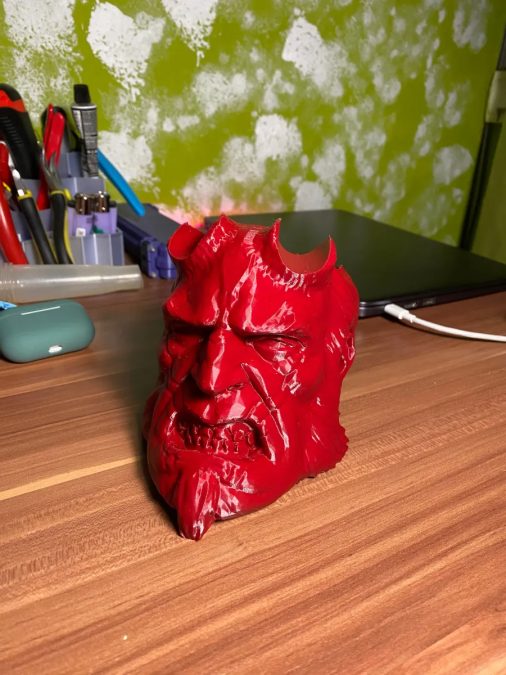 Hellboy cigar holder with ashtray remix