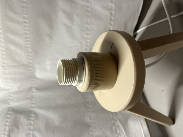 E26/27 to E14 / IKEA Strala Adapter for mid-century modern lamp from Catdad Workshop