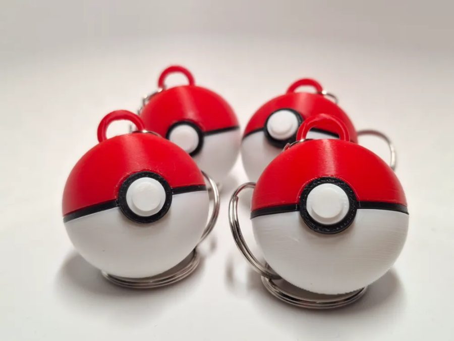 Pokeball Keychain