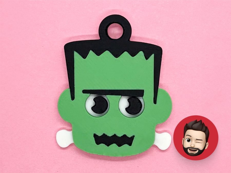 Halloween Frankenstein keychain