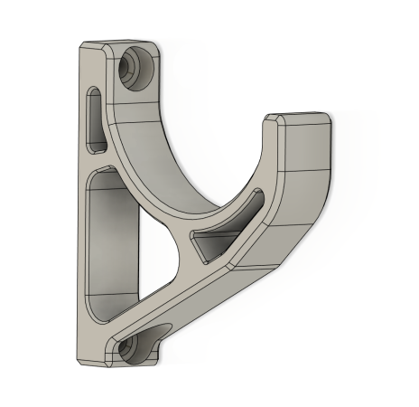 Strong(er) cable wall hook: Remastered based on generative design - Half size