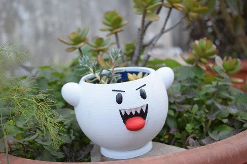 Mario Boo Planter