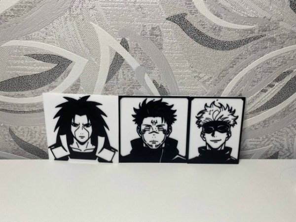 Satoru Gojo Wall Art Panel - Jujutsu Kaisen Fan Art | 3D Print