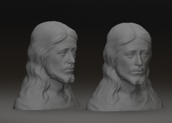 Jesus Christ Bust Sculpture
