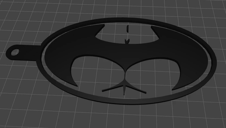 BUTTMAN keychain NSFW