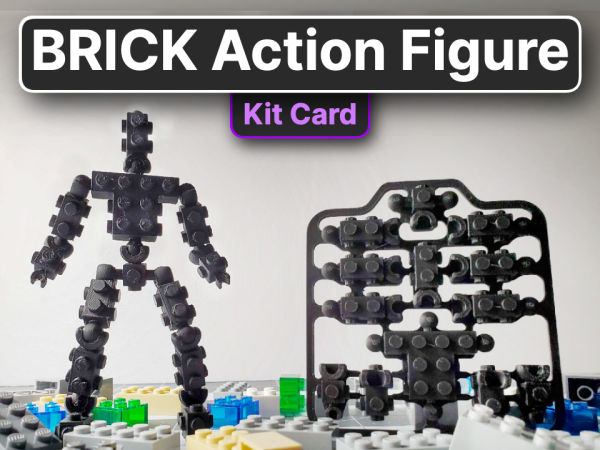BRICK Action Figure (Kit card)