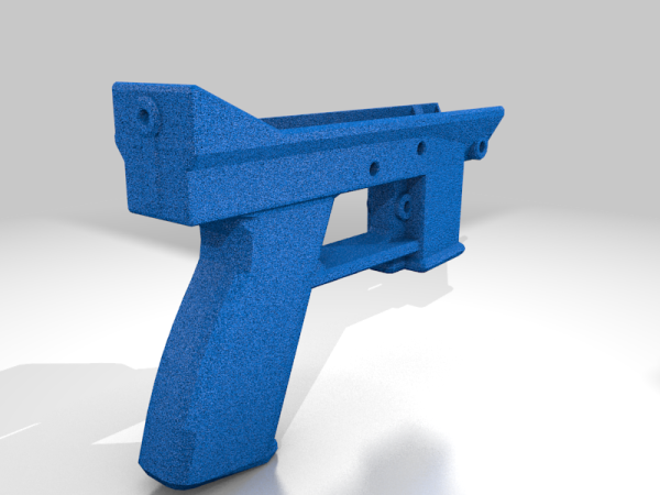 Replica Tec 9 Frame scale model
