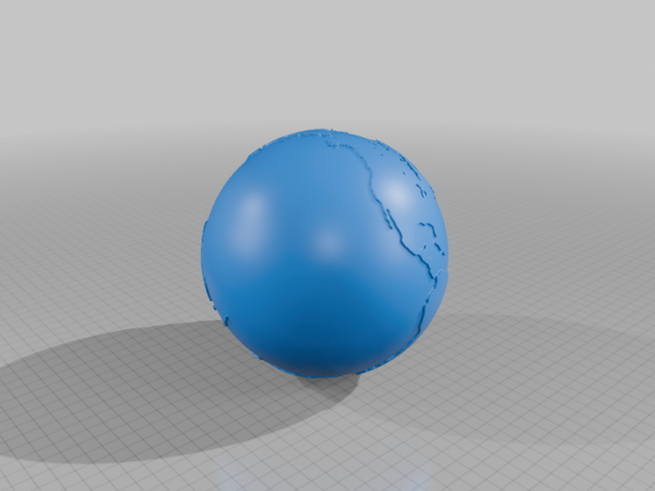 Floating Globe Earth Educational Model for Geography Learning StarForge Kits 3D Print STL File