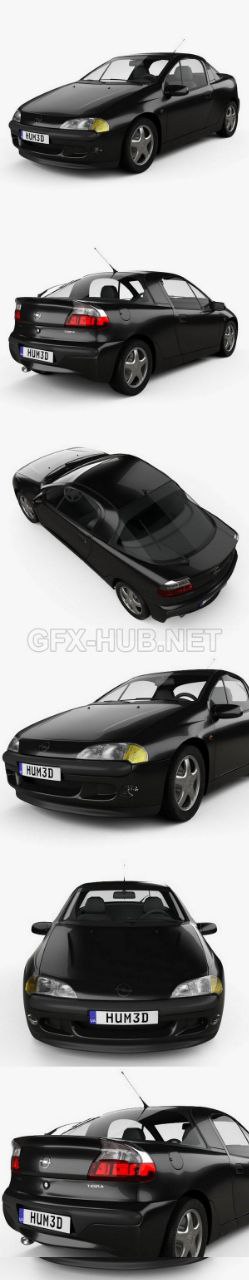 Ford Model A Tudor 1929 3D model