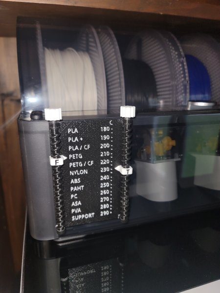 AMS / Drybox Filament And Temperature Reminder
