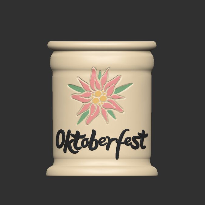 Edelweiss beer glass