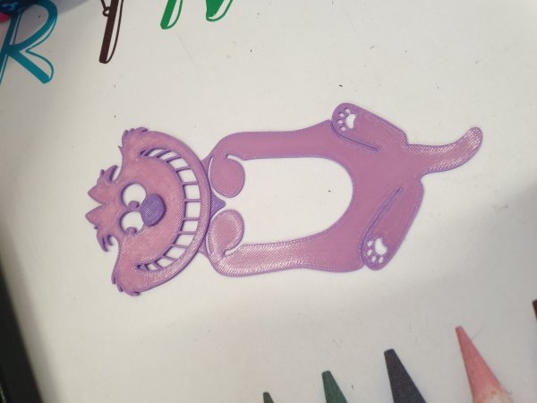 Bookmark chechire - marque page