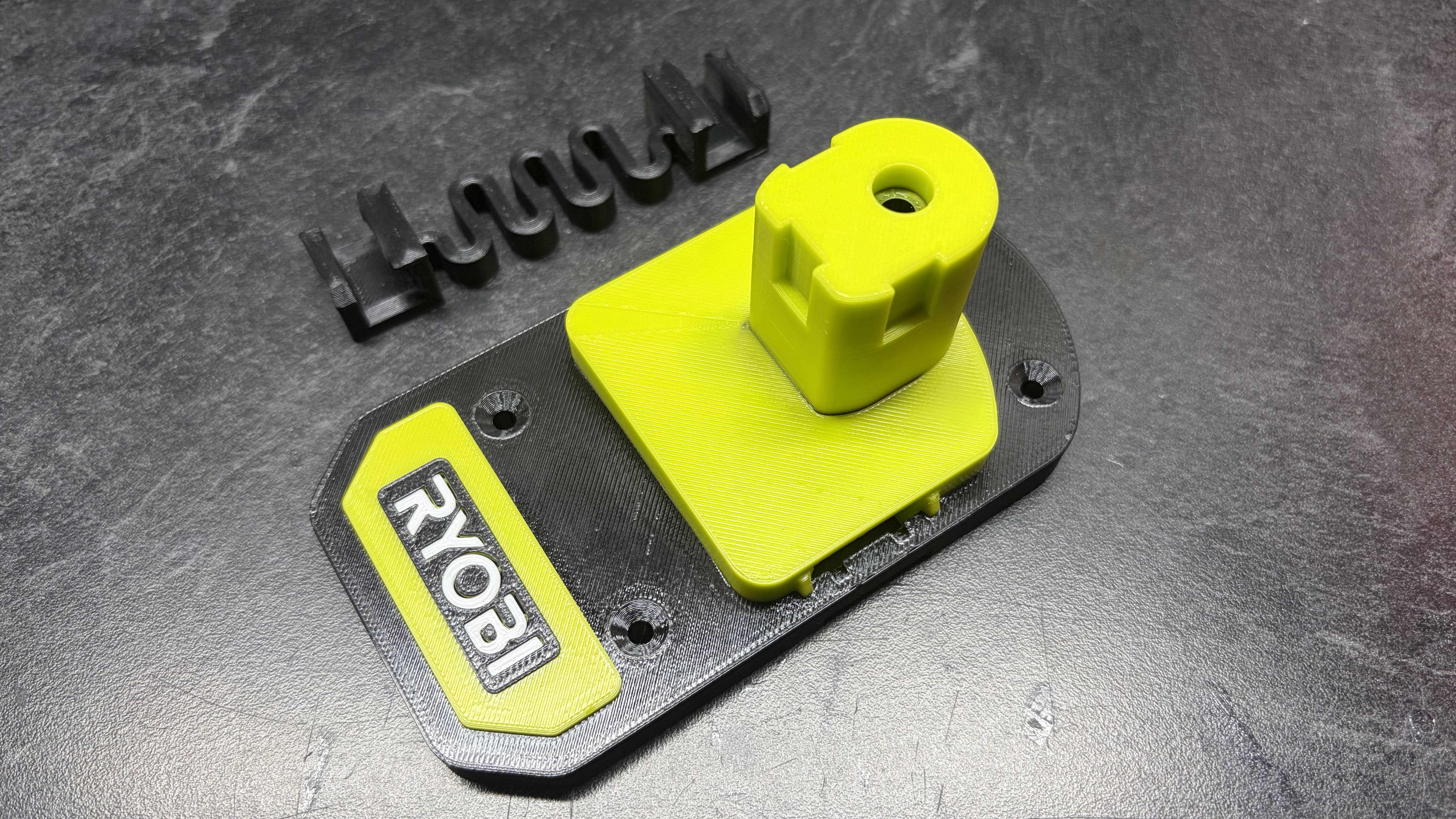 Ryobi Tool Holder remixed- Added brand logo