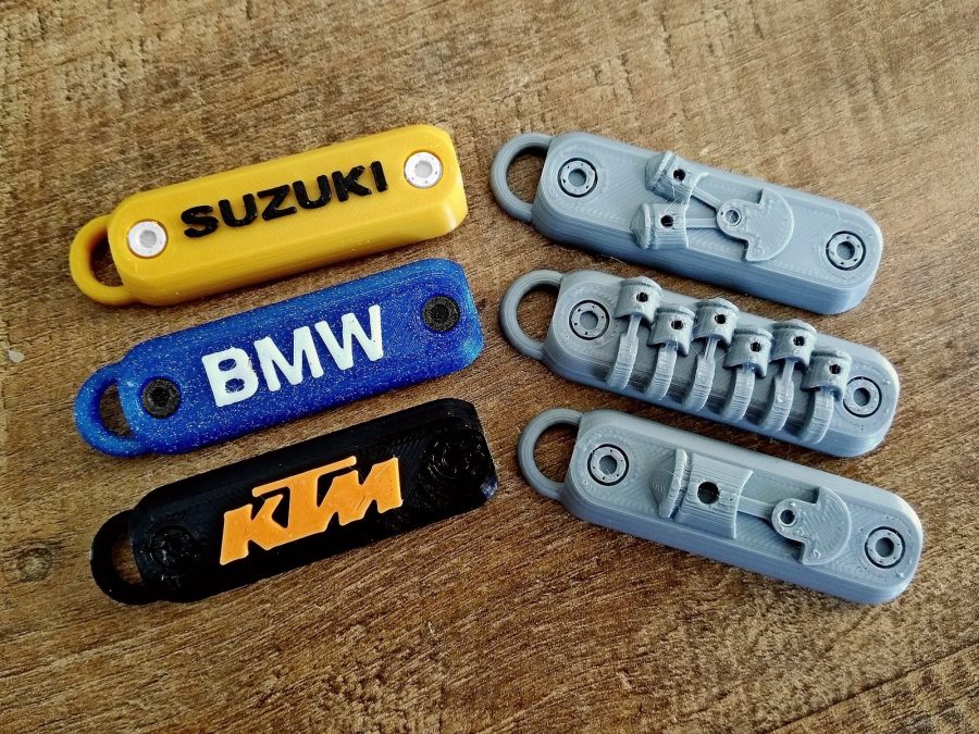 Motorcycle Key Ring