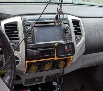Toyota Tacoma Auxbeam accessory switch dash mount