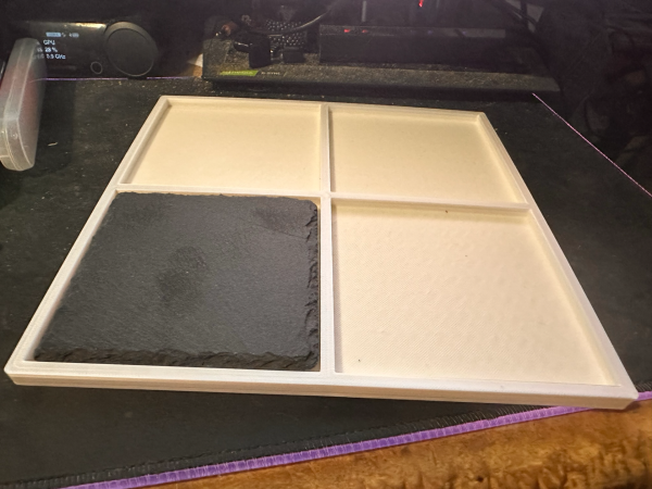 Slate Coaster Jig for Engraving