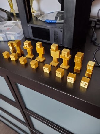 Minecraft Chess Set