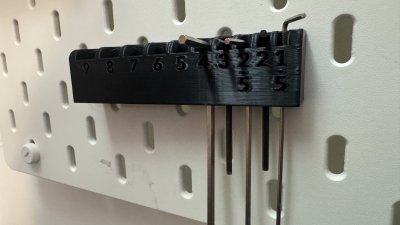 IKEA Skadis Hex Key Holder | Metric | Allen Wrench Holder