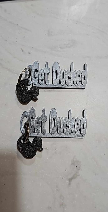 Get Ducked Keychain