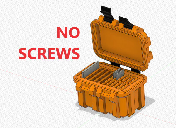 Rugged Box (NO SCREWS) for SD and micro SD cards