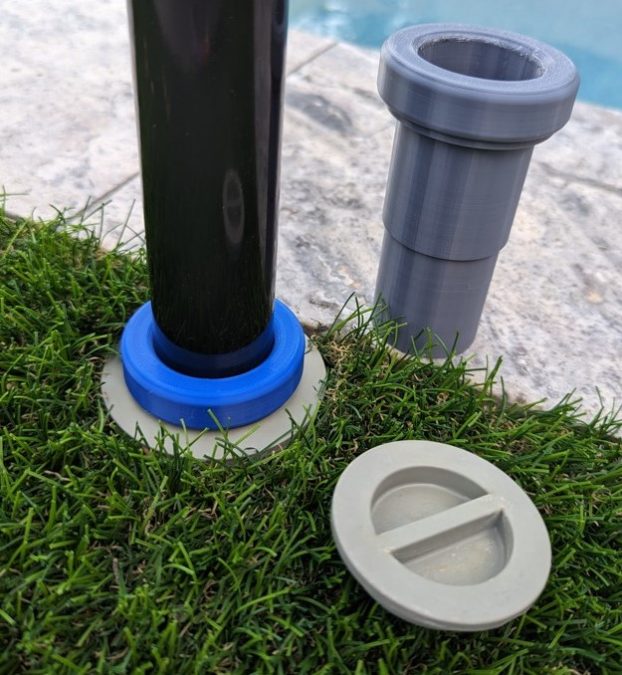 Pool Umbrella Stabilizer Sleeve Reducer Adapter