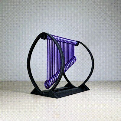 Pendulum Wave Toy with 3 pendula sets