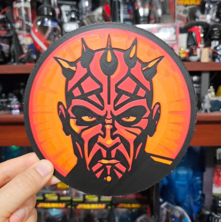 Star Wars (Inspired) "Dathomir's Dragon" HueForge Darth Maul