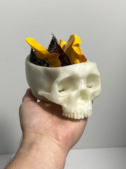 Realistic Skull Candy Bowl