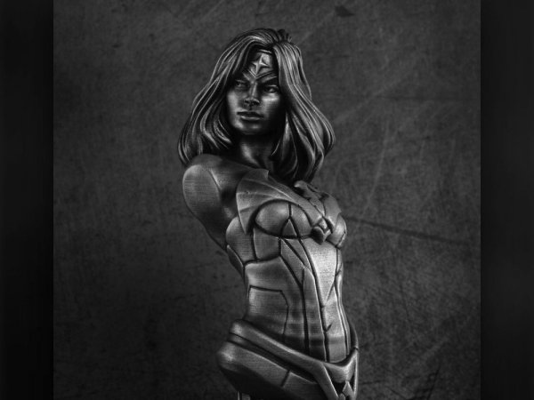 Wonder Woman Bust (STL)