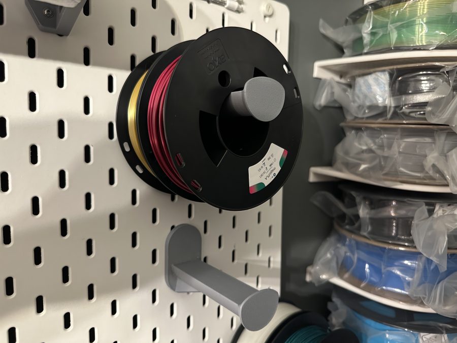 Configurable Filament Spool Holder for Ikea Skadis