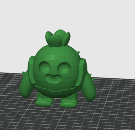 Spike from Brawl Stars - Chibi Figurine (Fan Art) - Paintable 3D Print