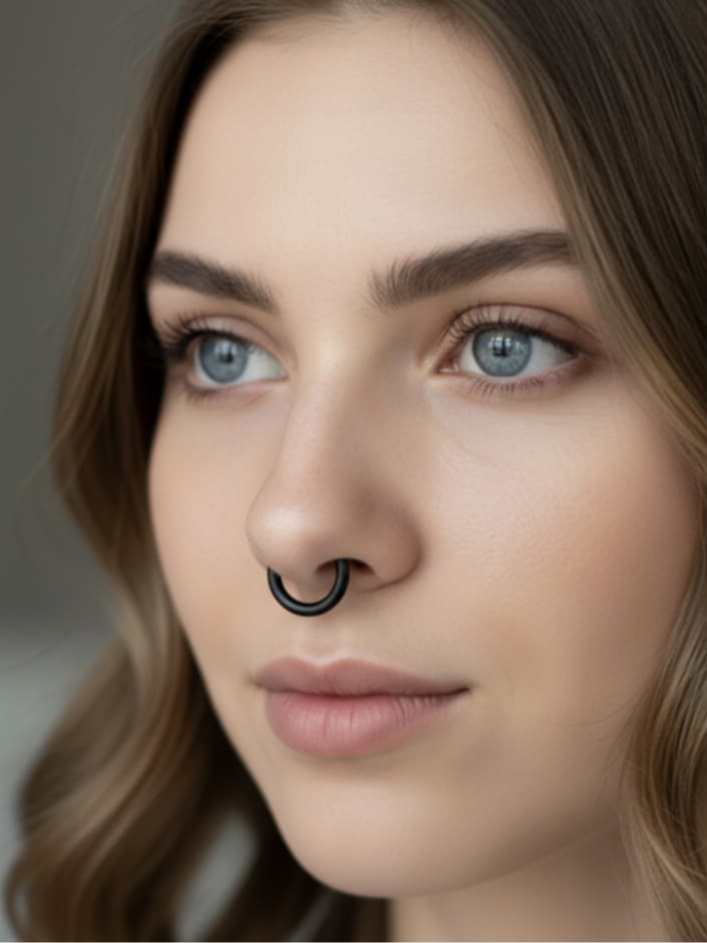 Nose ring without piercing