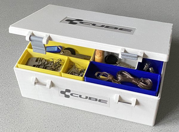 Gridfinity Tool & Accessory Box for Cube eBike (and Others)