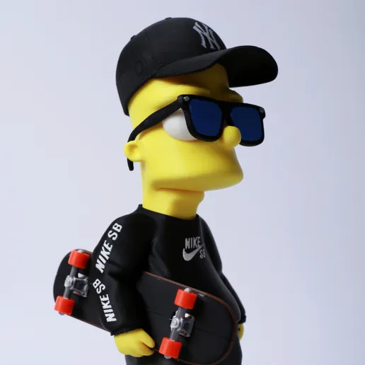 BART SIMPSON Urban Vibes Fan Art (multiparts 3mf)