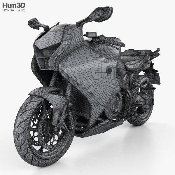 Honda CRF 1000L Africa Twin ABS 2019 3D Model