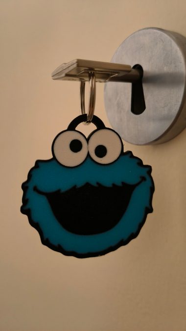 Cookie Monster keychain