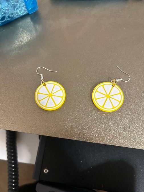 Lemon Slice Earrings