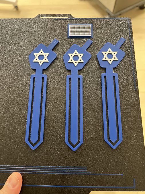 Jewish holiday bookmark
