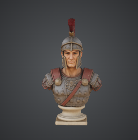 Roman Legionary Bust – Ancient Roman Soldier Statue