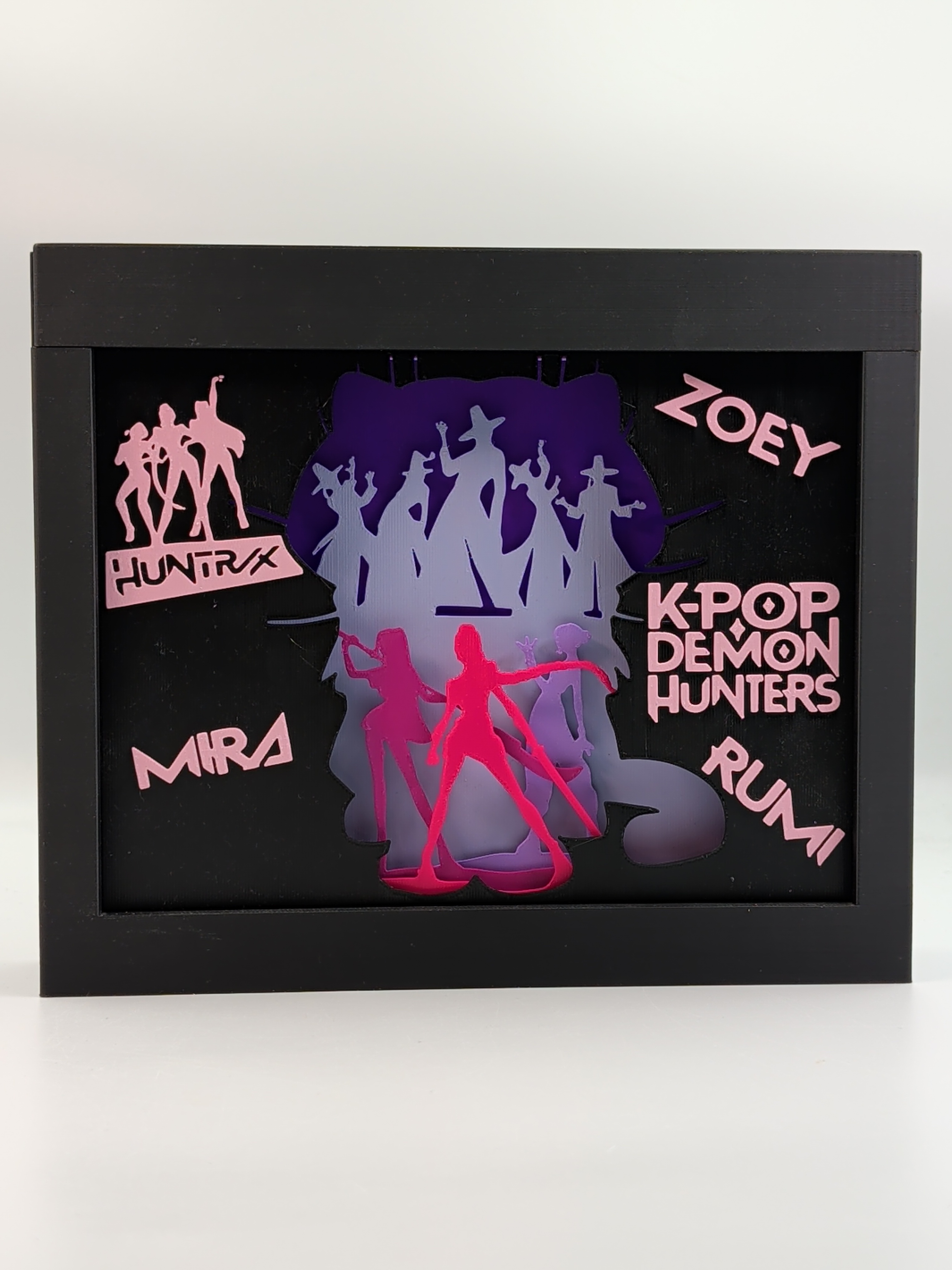 K-Pop Demon Hunters Shadow Box
