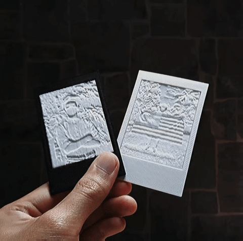 Polaroid Lithophane